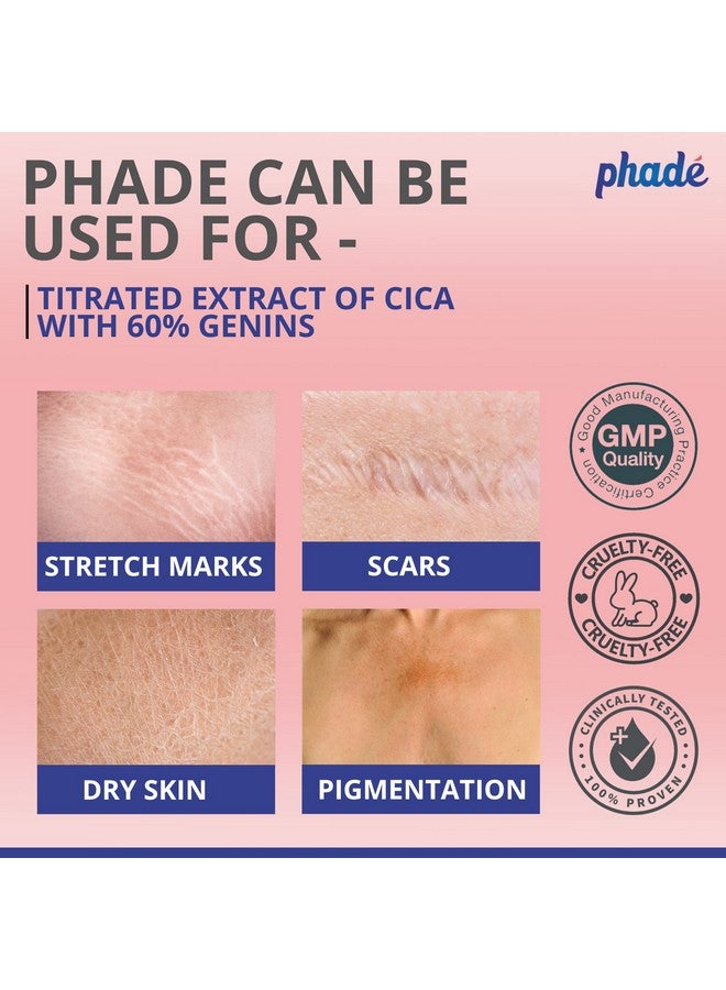 Phade Stretch Marks Cream For Women With Shea Butter And Cica Stretch Marks Cream For Pregnancy 200Ml (Pack Of 2) - Image 5