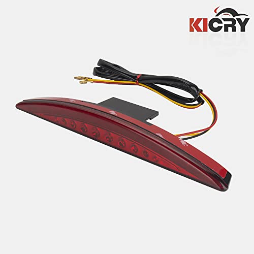 KICRY Breakout Tail Light LED Rear Fender Taillight Assembly Compatible for Harley Davidson Softail Breakout CVO FXSBSE 2013 2014 FXSB 2013 2014 2015 2016 2017(Red) - Image 2