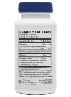 NeuroScience NeuroScience Kavinace OS - Quick Relief from Sleeplessness After Just One Dose - Magnesium Bisglycinate Chelate + Zinc Supplements with Melatonin 5 mg - Efficient Sleep Supplement (60 Capsules)  - Image 2