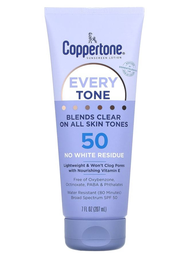 Sunscreen Lotion Every Tone SPF 50 7 fl oz (207 ml)