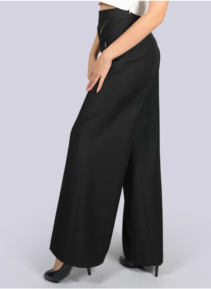 NIVA FASHION HOUSE Gazania - Flared Double Flap Pants  - Image 3