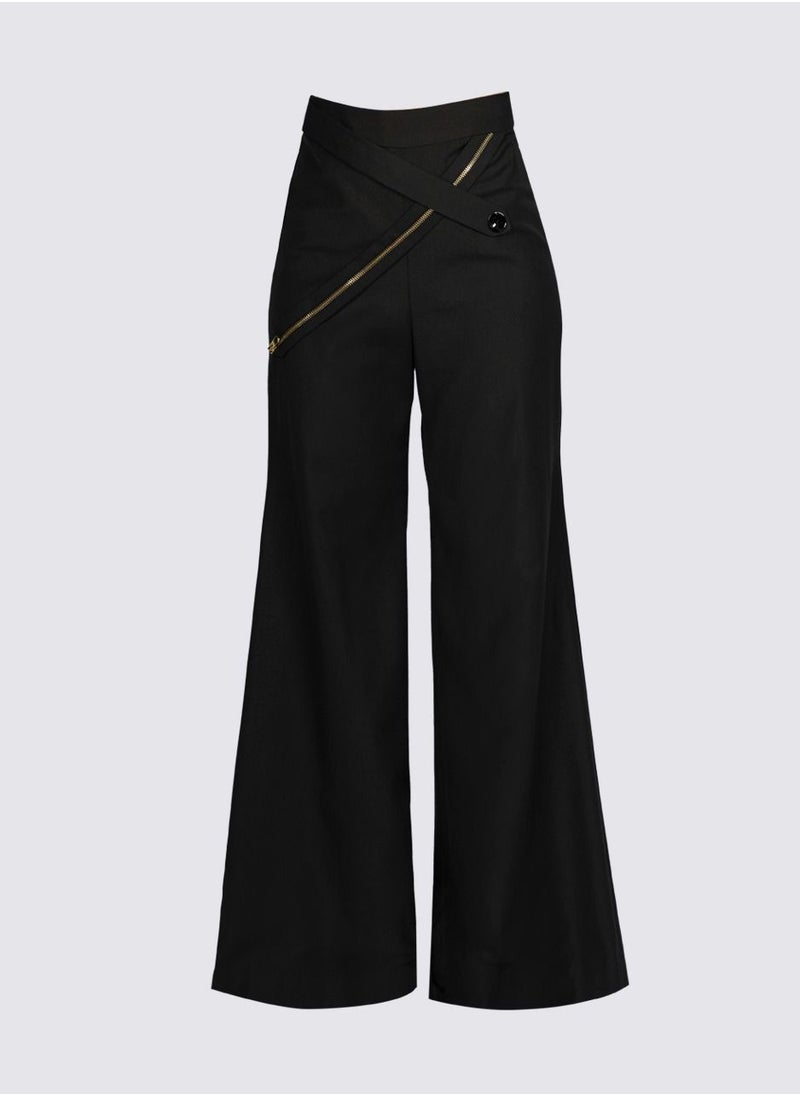NIVA FASHION HOUSE Gazania - Flared Double Flap Pants  - Image 1