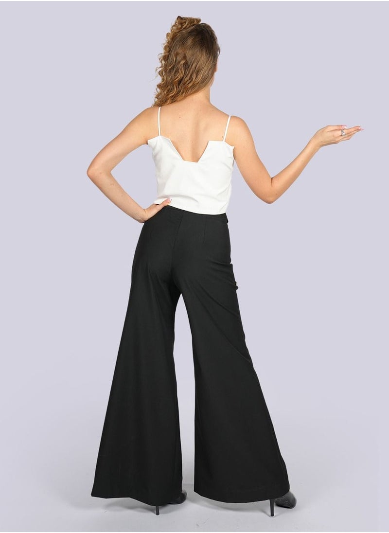 NIVA FASHION HOUSE Gazania - Flared Double Flap Pants  - Image 5