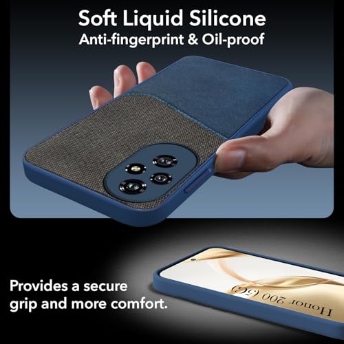 Jkobi Back Cover Case for Honor 200 5G (Dual PU Leather Stitch | Professional Minimalist | Soft and Flexible) - Image 2