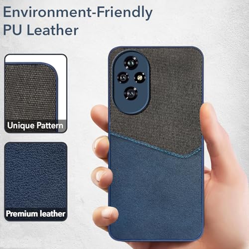 Jkobi Back Cover Case for Honor 200 5G (Dual PU Leather Stitch | Professional Minimalist | Soft and Flexible) - Image 3