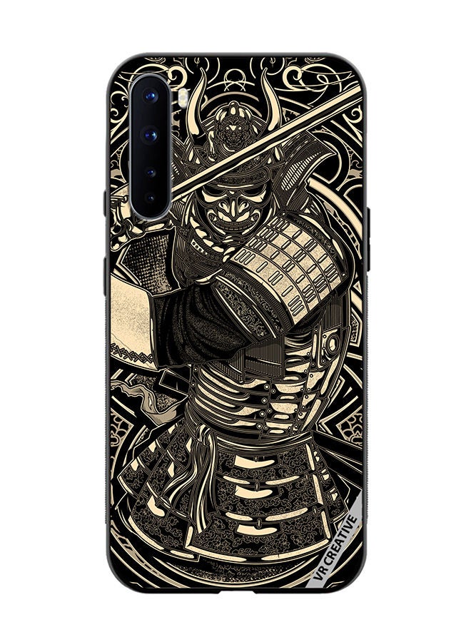 VR CREATIVE Protective Case Cover For OnePlus Nord Cool Samurai Design Multicolour - Image 1
