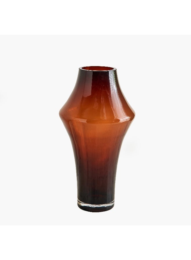 Home Box مزهرية ديكور زجاجية ثقيلة بيدرو - 16.5x30 سم - Image 5