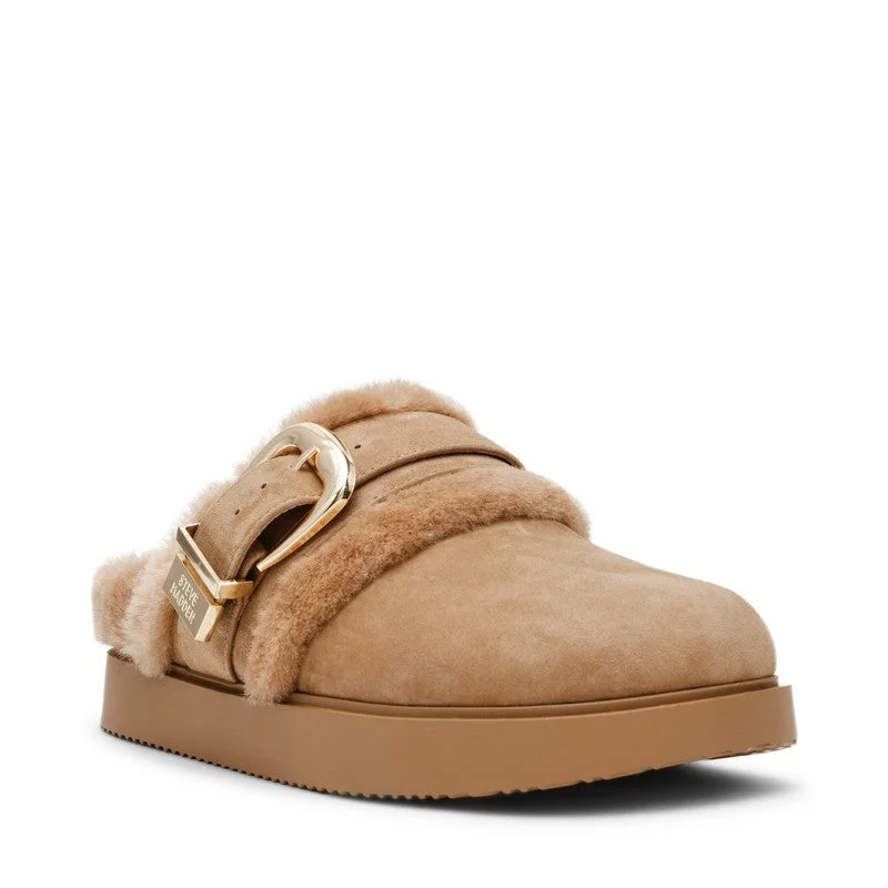 Steve Madden  COZY UP Tan Women Flat Sandals for Women | Best Price UAE
