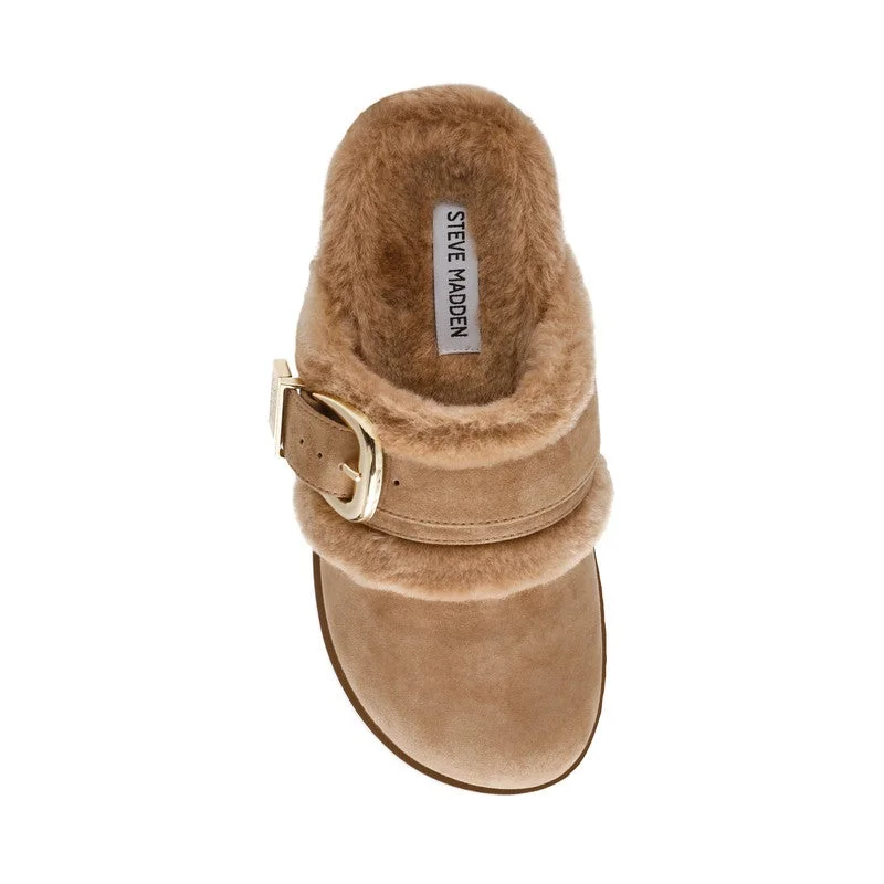 Steve Madden  COZY UP Tan Women Flat Sandals for Women | Best Price UAE