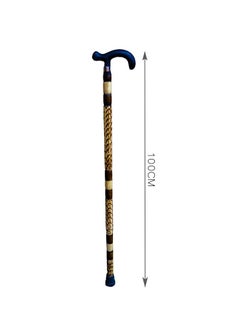 Egypt Antiques A crutch made of engraved wood, produced by Egypt Antiques, 100% handmade.  - Image 2