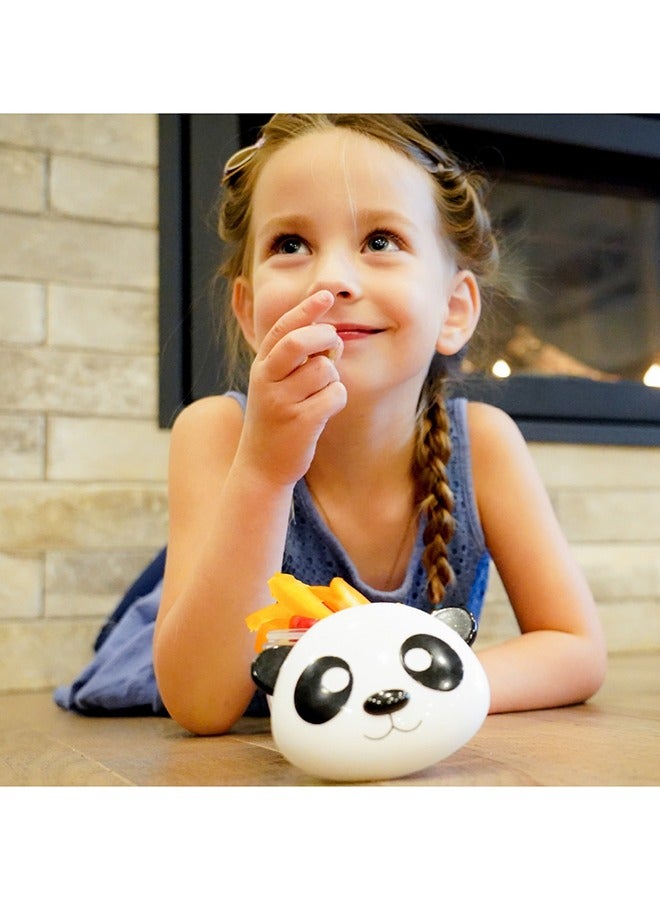 melii Snack Containers And Utensil Set - Lion And Panda Snack Containers, Silicone Caterpillar Spoon And Fork Set - Image 3