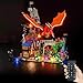 Hilighting Upgraded Led Light Kit Compatible with Lego Dungeons Dragons Red Dragons Tale Building Set Remote Control Version Compatible with Lego 21348 Model Not Included - Image 2