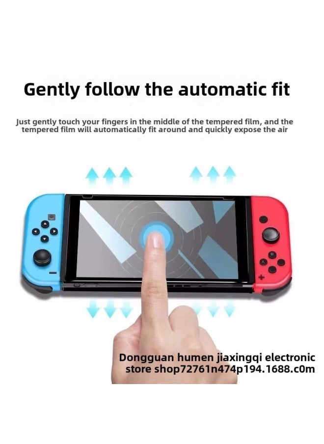 Suitable For Nintendo SwitchLITE HD Tempered Film Switcholed Game Machine Glass Protective Film-Color:Switch OLED ]