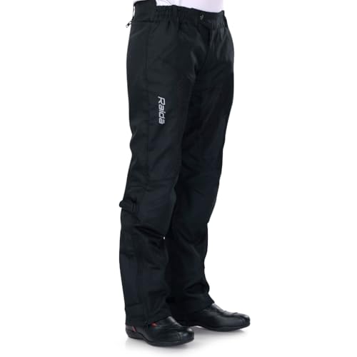 Raida Tourer Motorcycle Riding Pant | Level 2 Hip & Knee Armor | Abrasion Resistance (in, Alpha, 5XL, Regular, Black) - Image 4
