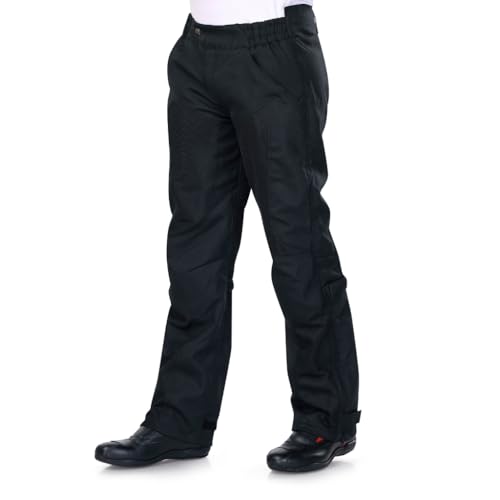 Raida Tourer Motorcycle Riding Pant | Level 2 Hip & Knee Armor | Abrasion Resistance (in, Alpha, 5XL, Regular, Black) - Image 3