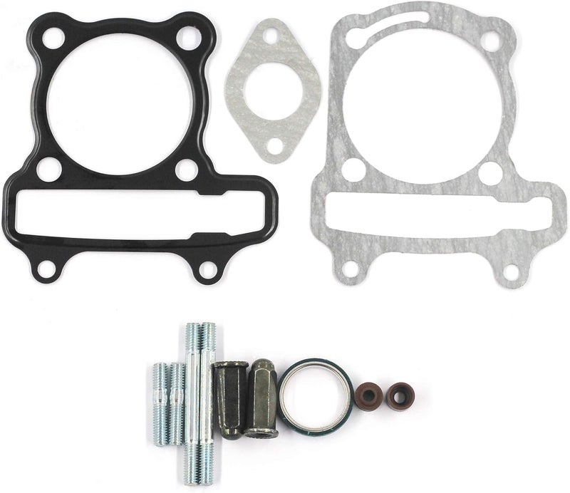 TRKIMAL طقم أسطوانة GY6 150cc بقطر 57.4mm مع طقم مكبس 4 أشواط 152QMI 157QMJ لسيارات TAOTAO JONWAY ZNEN Roketa ATV Moped Go-Kart - Image 5