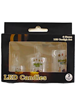 Toy Box 3Pcs Ramadan LED Candle Smokeless Flameless Battery Operated Led Light  - Image 4