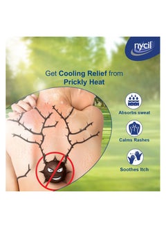 NYCIL Germ Expert Cooling Talc - Cool Sandal 150 g  Cooling Talc powder Cooling Relief  - Image 5
