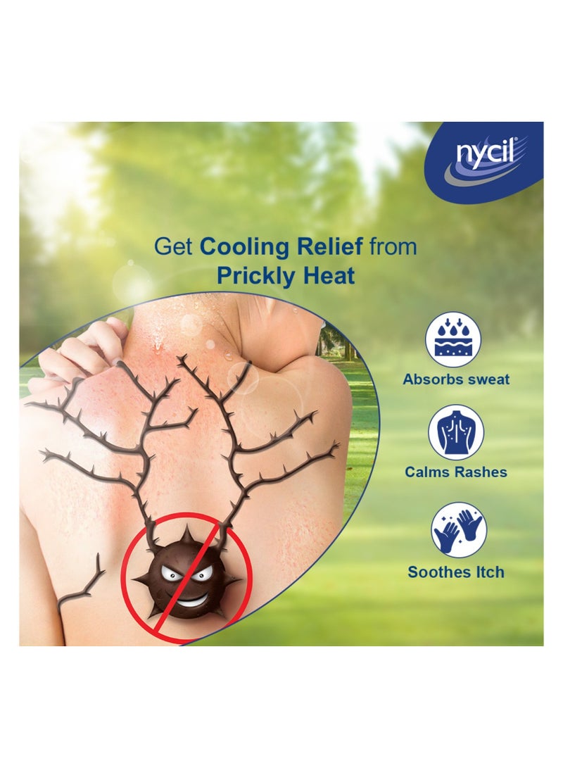 NYCIL Germ Expert Cooling Talc - Cool Sandal 150 g  Cooling Talc powder Cooling Relief - Image 5