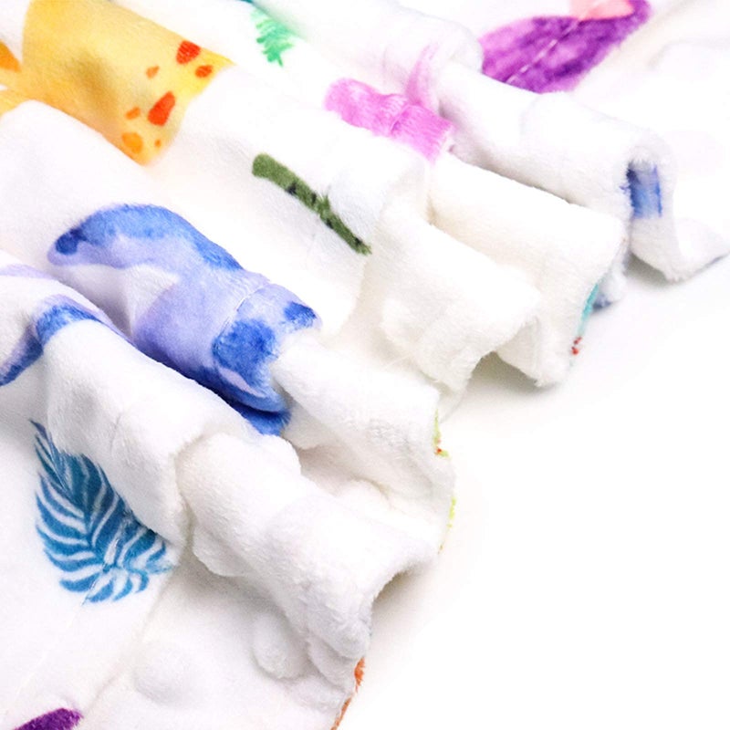 SWESEN Baby Mink Blankets, Dinosaur Toddler Blanket for Boys Girls, Soft Newborn Blanket with Dotted Backing, Double Layer, Crib Receiving Blanket for Nursery, Shower Gifts, 30 X 40 Inches - Image 4
