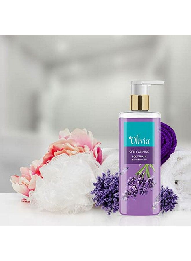 Olivia Body Wash Skin Calming Shower Gel With Sweet Lavender 250Ml Free From Paraben Silicone Harmful Chemicals - Image 4
