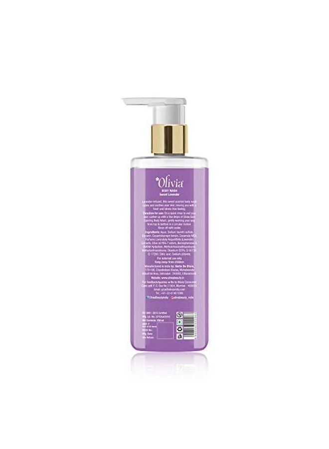 Olivia Body Wash Skin Calming Shower Gel With Sweet Lavender 250Ml Free From Paraben Silicone Harmful Chemicals - Image 3