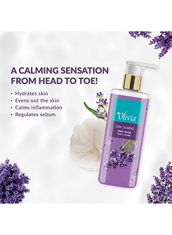 Olivia Body Wash Skin Calming Shower Gel With Sweet Lavender 250Ml Free From Paraben Silicone Harmful Chemicals - Image 5