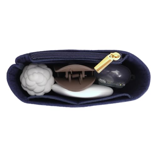 BBKON 2Sets Shoulder Strap for Longchamp Bag Women, Purse Organizer, No-Punch Length Adjustable Leather Replacement Strap (1.2CM Navy Blue) - Image 3