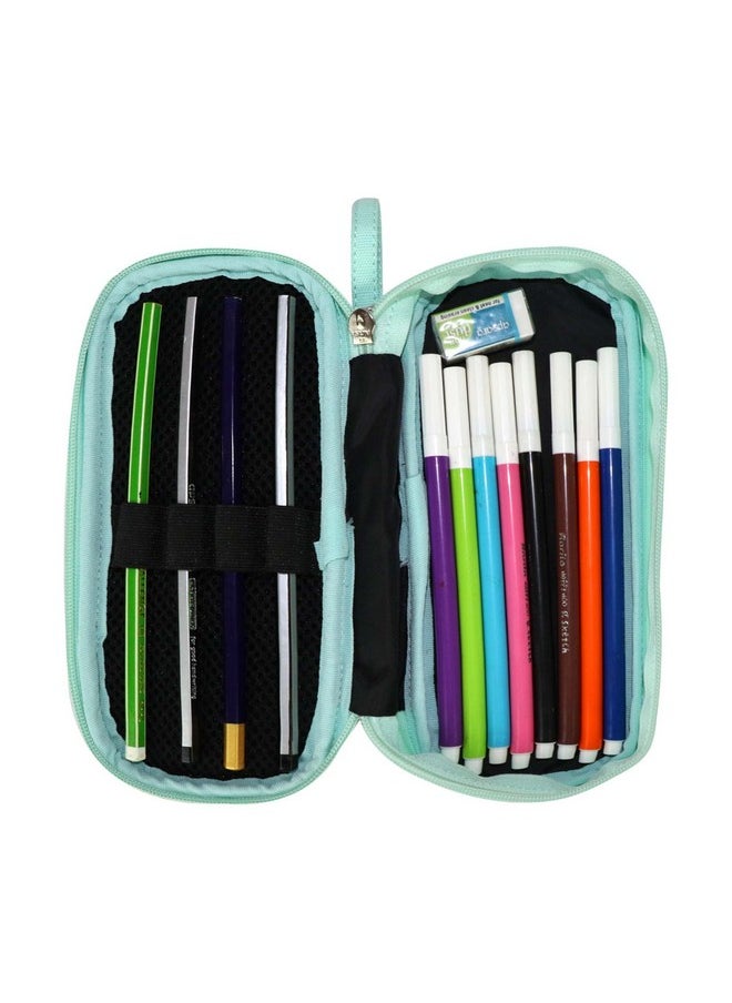 SMILY KIDDOS - Smily Kiddos Zipper Pencil Pouch Unicorn Seagreen - Image 1