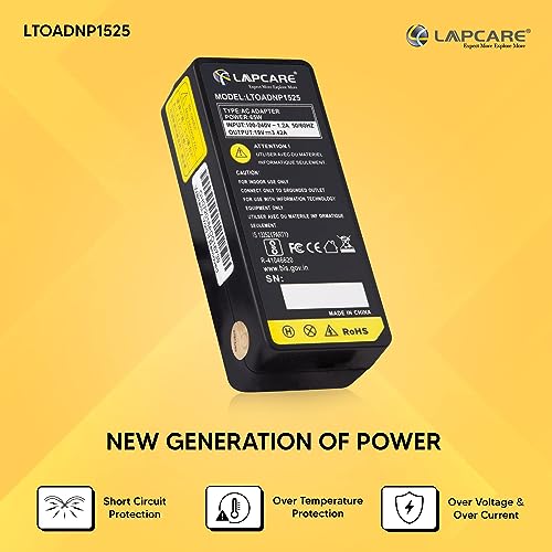 Lapcare 65W AC Adapter Laptop Charger for Toshiba Satellite C55 C55t C55dt C55D L55 L55D L55t P55 P55T S55 S55T C55-a5302 C55-a5300 C655 C655D C675 C850 C855 L655 L675 Portege Z30 Z930 Z835 - Image 4