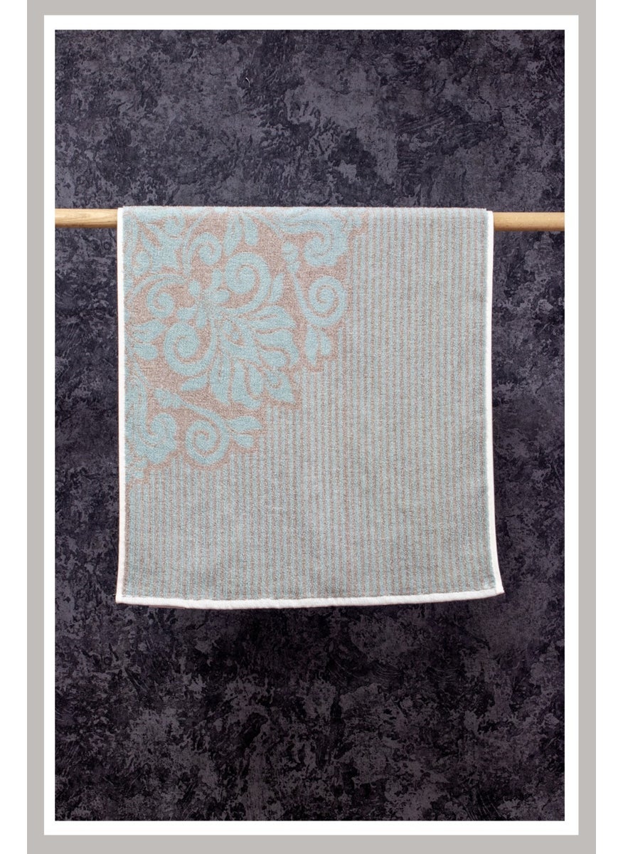 class 100% Combed Cotton 50 x 100 cm Yarn Dyed 2-Piece Set Biella Towel  - Image 2