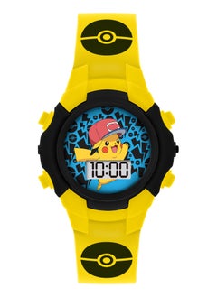 Pokemon Pokémon Character Print & Dial Digital Flashing Boys Watch - POK4128  - Image 1