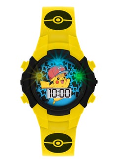 Pokemon Pokémon Character Print & Dial Digital Flashing Boys Watch - POK4128  - Image 2