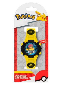 Pokemon Pokémon Character Print & Dial Digital Flashing Boys Watch - POK4128  - Image 4