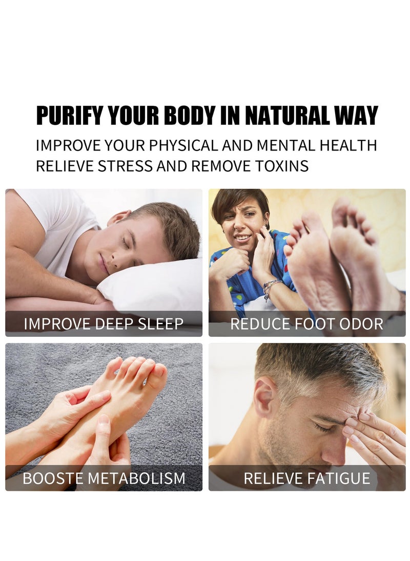 ximonth Ginger Deep Cleansing Foot Patch Dehumidifying Foot Care Relieves Stress Relaxes and Cleanses the Body 10pcs  - Image 4