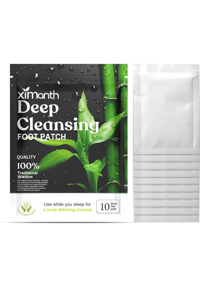 ximonth Ginger Deep Cleansing Foot Patch Dehumidifying Foot Care Relieves Stress Relaxes and Cleanses the Body 10pcs  - Image 5