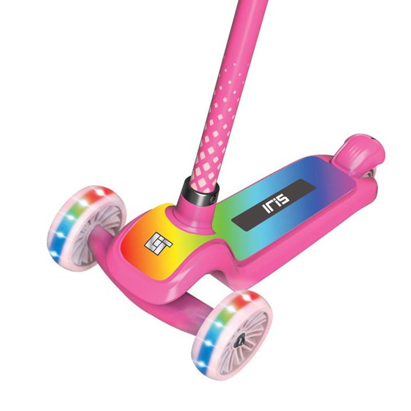 LiT Iris 3-Wheel Foldable Kick Scooter (Pink) - Image 2