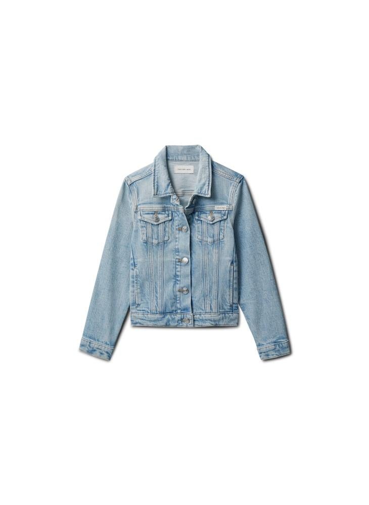 Calvin Klein Jeans Faded Denim Trucker Jacket - Image 5