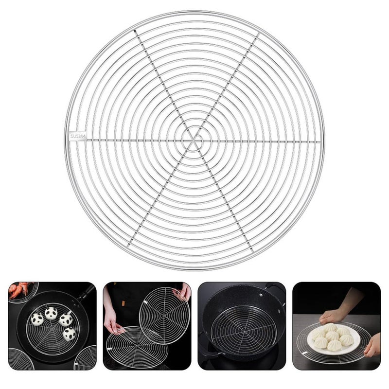 Stainless Steel Steamer Rack for Pots Round Hollow Design Non Stick Dishwasher Safe - Image 5