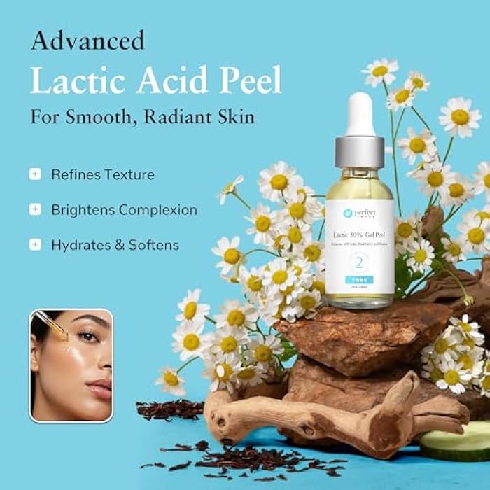 PERFECT IMAGE Lactic 50% Gel Peel, Chemical Peels for Face Breakout Scars, Chemical Exfoliant for Face, Strength Level 2, 1.0 fl oz. e, 30 mL – Perfect Image - Image 5
