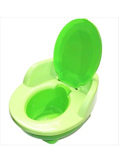 Nabhya Baby Toilet Training Potty Seat With Upper Closing Lid And Removable Bowl (Green)  - Image 5