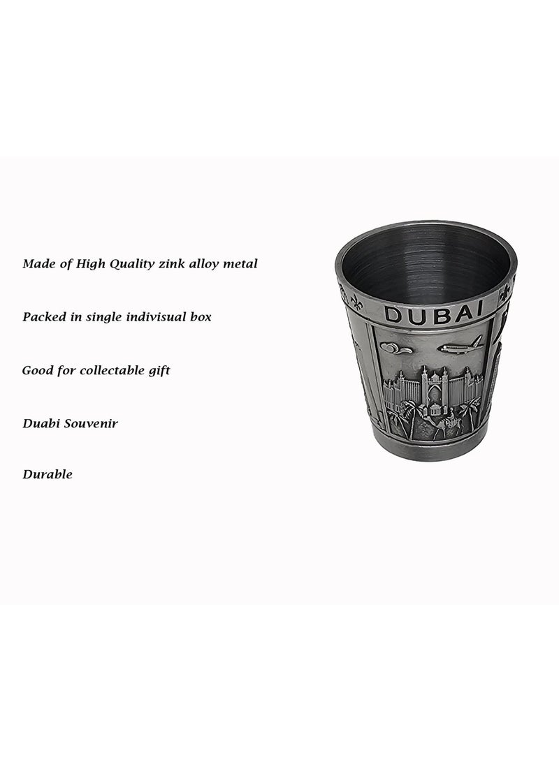 Souvenir Souq Souvenir Decoration Premium Metal Short Glass Multicolor  Polish 3 pcs - Image 4