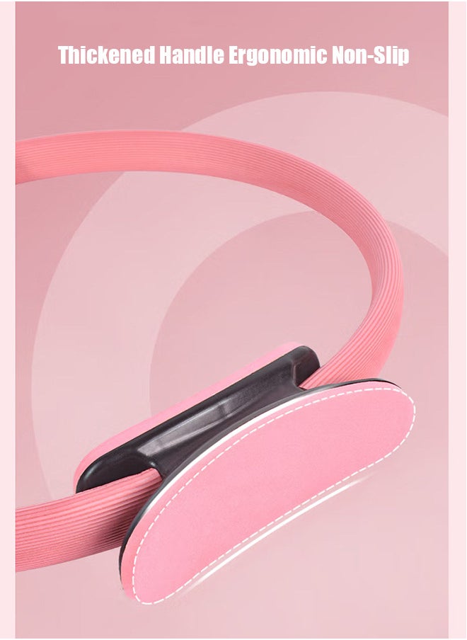 Generic Sports Fitness Pilates Circle Yoga Ring For Women 38X38cm Pink  - Image 2