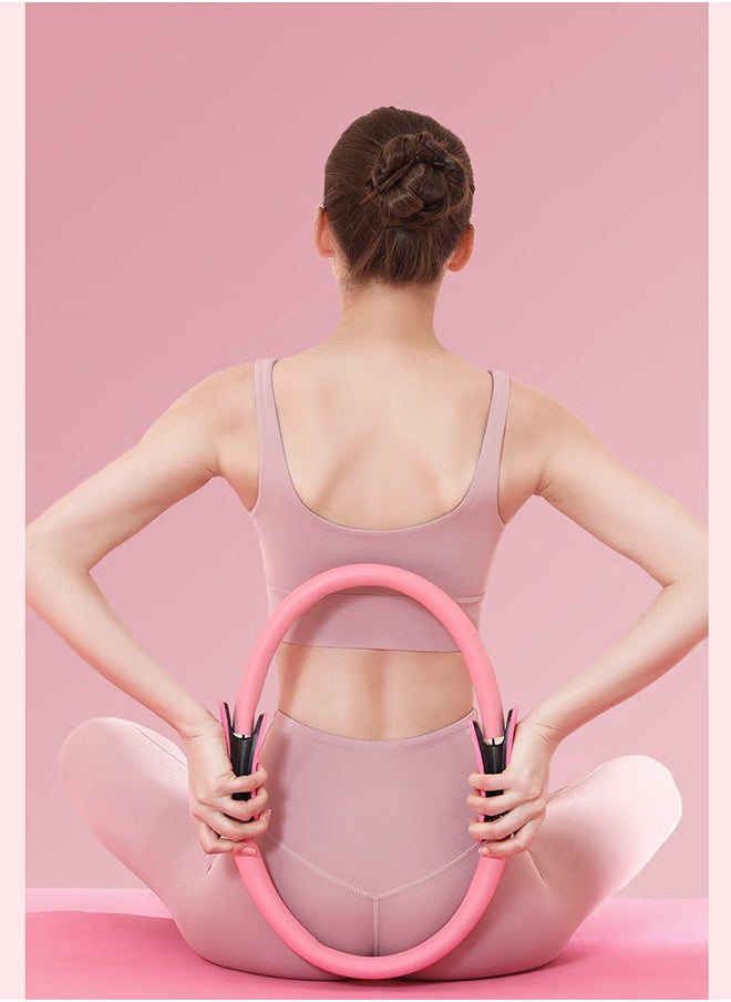 Generic Sports Fitness Pilates Circle Yoga Ring For Women 38X38cm Pink  - Image 5
