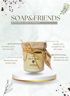 Soap&Friends Soap&Friends Bee and Honey Bath Milk with Polish Herbs - Nourishing Bath Milk, 300 g  - Image 3