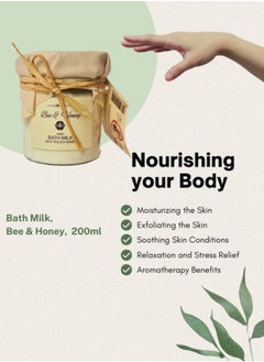 Soap&Friends Soap&Friends Bee and Honey Bath Milk with Polish Herbs - Nourishing Bath Milk, 300 g  - Image 4