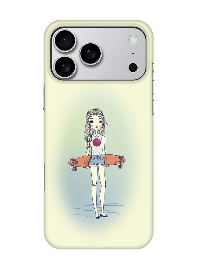 Stylizedd For iPhone 17 Pro Max,Case, [Compatible with MagSafe] Magnetic cover Slim fit Protection Matte, - Skater Girl
