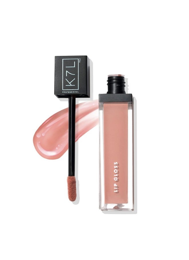 K7L - Nude Pink Lip Gloss Miel Au Lait - Image 1