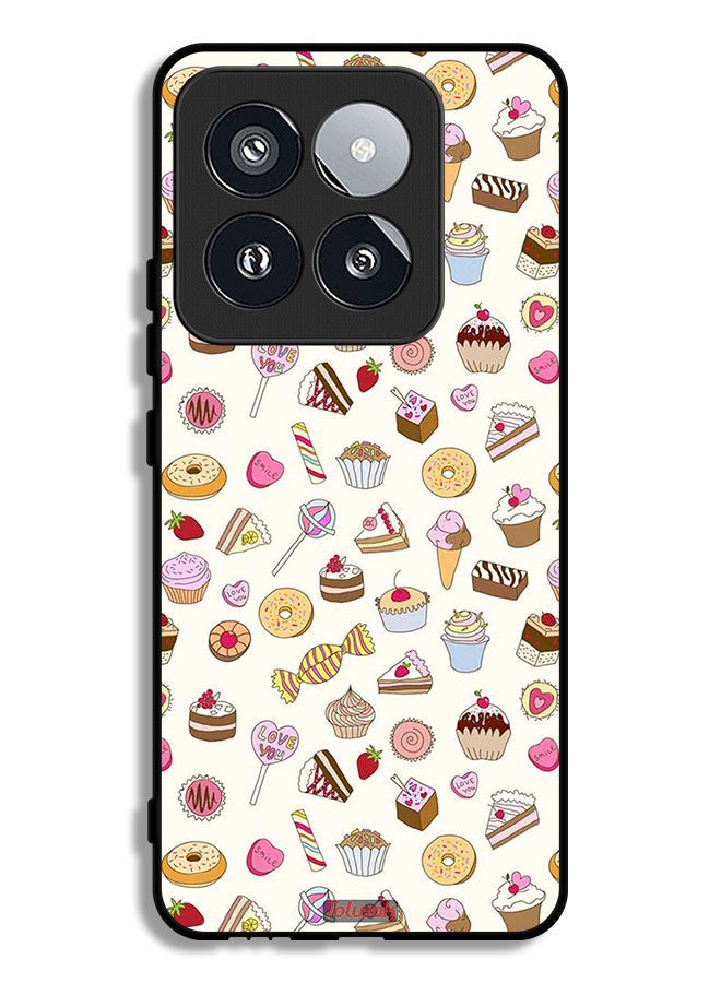 Tolwak Xiaomi 14 Pro Protective Case Cover Pattern Of Favorite Items - Image 1