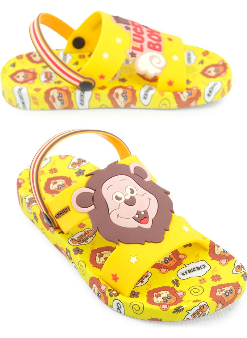 Gezer Summer Men's Children's Daily Pool Beach Slippers-Sandals Suitable for Wet Floor  - Image 1